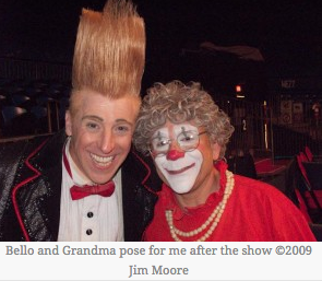 Grandma and Bello at Big Apple Circus